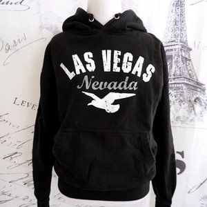 Black Hoodie Sweatshirt Las Vegas Nevada - Size S